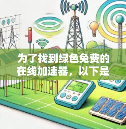 为了找到绿色免费的在线加速器,以下是一些推荐和步骤说明 为了找到绿色免费的在线加速器,以下是一些推荐和步骤说明