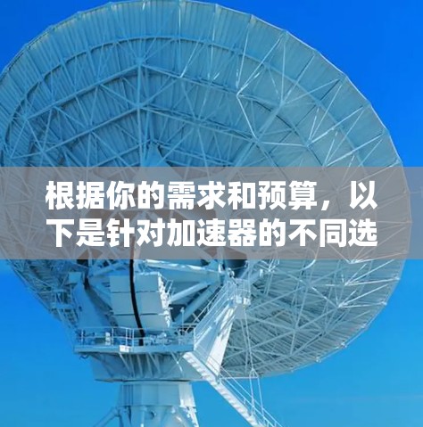 根据你的需求和预算,以下是针对加速器的不同选择 根据你的需求和预算,以下是针对加速器的不同选择
