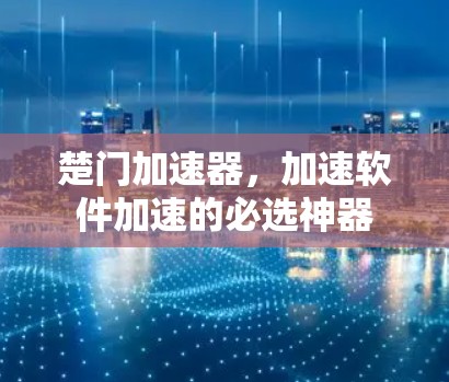 楚门加速器,加速软件加速的必选神器 楚门加速器,加速软件加速的必选神器