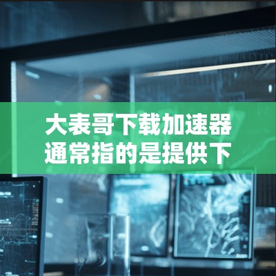 大表哥下载加速器通常指的是提供下载加速功能的工具,但并不是所有大表哥都会提供免费服务。如果你指的是大表哥下载加速器,通常是指提供下载加速和缓存恢复功能的工具。以下是一些建议和建议 大表哥下载加速器通常指的是提供下载加速功能的工具,但并不是所有大表哥都会提供免费服务。如果你指的是大表哥下载加速器,通常是指提供下载加速和缓存恢复功能的工具。以下是一些建议和建议