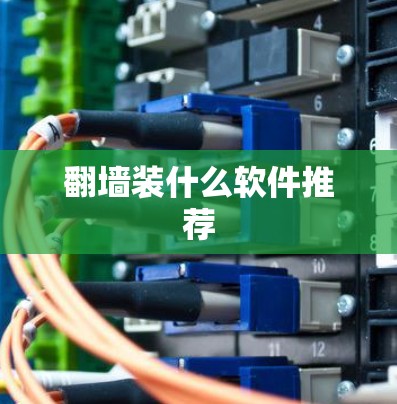 翻墙装什么软件推荐