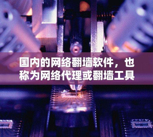 国内的网络翻墙软件,也称为网络代理或翻墙工具,旨在让用户访问外部网络中的内部服务器。以下是几种常见的国内网络翻墙软件及其使用方法 国内的网络翻墙软件,也称为网络代理或翻墙工具,旨在让用户访问外部网络中的内部服务器。以下是几种常见的国内网络翻墙软件及其使用方法