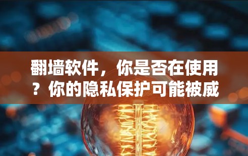 翻墙软件,你是否在使用?你的隐私保护可能被威胁到? 翻墙软件,你是否在使用?你的隐私保护可能被威胁到?