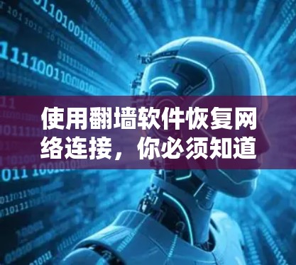 使用翻墙软件恢复网络连接,你必须知道的步骤 使用翻墙软件恢复网络连接,你必须知道的步骤