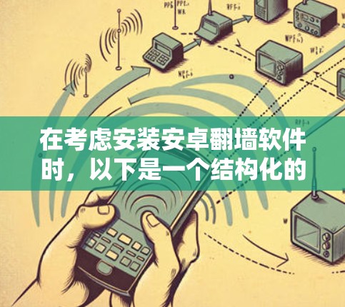 在考虑安装安卓翻墙软件时,以下是一个结构化的总结,帮助你做出明智的选择 在考虑安装安卓翻墙软件时,以下是一个结构化的总结,帮助你做出明智的选择