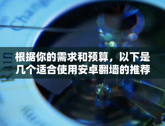 根据你的需求和预算,以下是几个适合使用安卓翻墙的推荐方案 根据你的需求和预算,以下是几个适合使用安卓翻墙的推荐方案