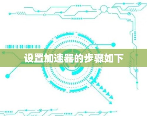 设置加速器的步骤如下