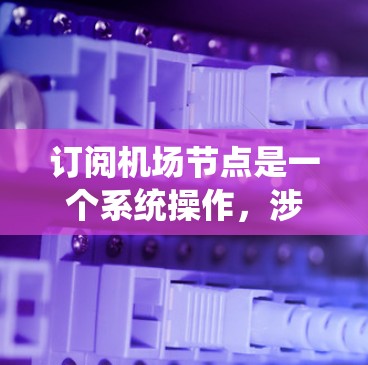 订阅机场节点是一个系统操作，涉及多个步骤以确保资源的安全和访问控制。以下是详细的步骤指南