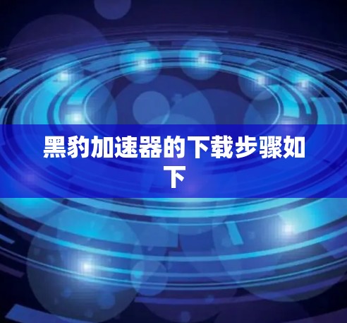 黑豹加速器的下载步骤如下 黑豹加速器的下载步骤如下