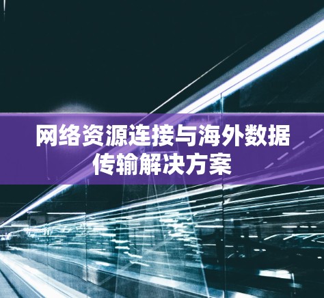 网络资源连接与海外数据传输解决方案 网络资源连接与海外数据传输解决方案