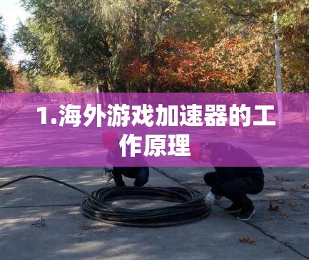 1.海外游戏加速器的工作原理