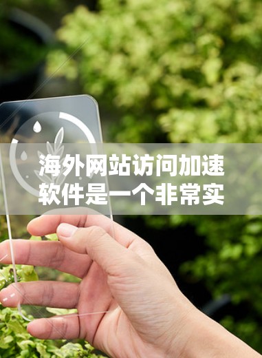 海外网站访问加速软件是一个非常实用的工具,可以帮助您提高网页加载速度,减少等待时间,尤其是在处理大量网页或频繁访问的情况下。以下是一些推荐的海外网站访问加速软件及其使用方法 海外网站访问加速软件是一个非常实用的工具,可以帮助您提高网页加载速度,减少等待时间,尤其是在处理大量网页或频繁访问的情况下。以下是一些推荐的海外网站访问加速软件及其使用方法