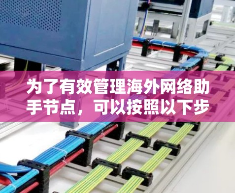为了有效管理海外网络助手节点，可以按照以下步骤进行