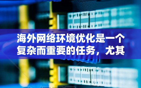 海外网络环境优化是一个复杂而重要的任务，尤其是在跨国业务环境中，确保网络稳定、高效和安全是关键。以下是一个优化海外网络环境的方案，涵盖技术、管理以及优化策略