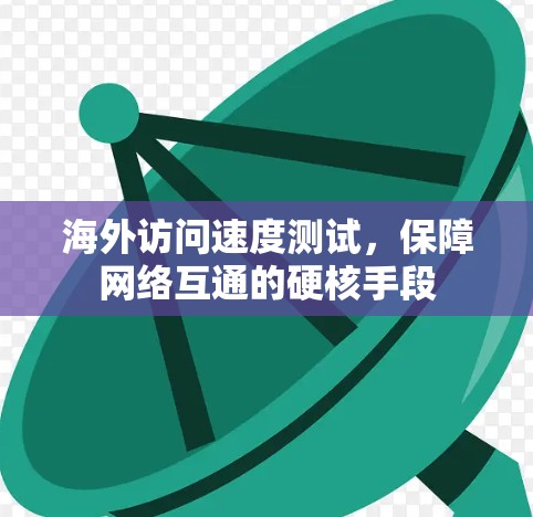 海外访问速度测试，保障网络互通的硬核手段