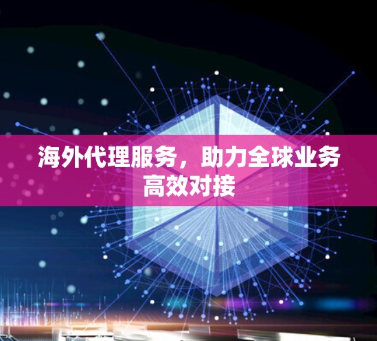 海外代理服务,助力全球业务高效对接