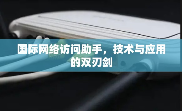 国际网络访问助手,技术与应用的双刃剑