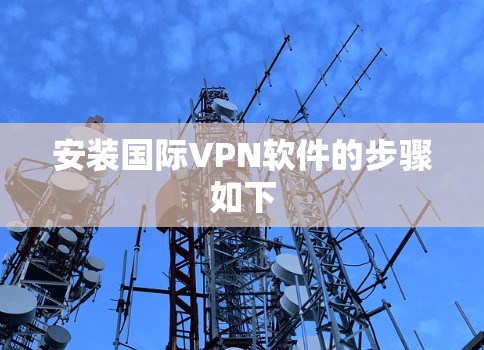 安装国际VPN软件的步骤如下