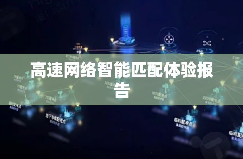 高速网络智能匹配体验报告