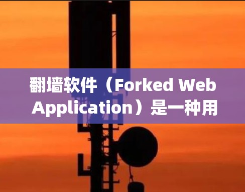 翻墙软件(Forked Web Application)是一种用于绕过防火墙或控制台限制的软件工具。如果您需要翻墙软件的稳定连接方案,以下是一些可能的解决方案,根据您的需求和环境进行选择