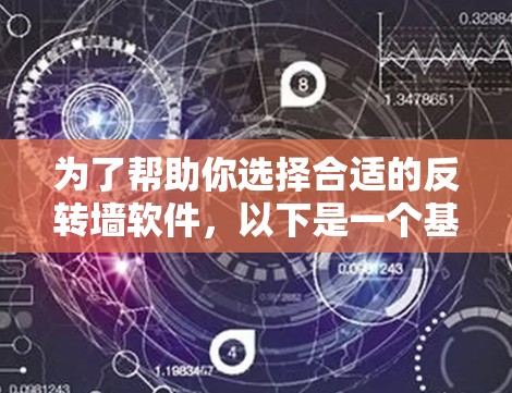 为了帮助你选择合适的反转墙软件,以下是一个基于以上分析的推荐列表,涵盖功能、安全性和用户体验等方面
