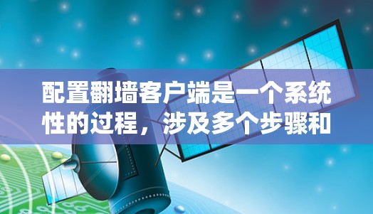 配置翻墙客户端是一个系统性的过程,涉及多个步骤和注意事项。以下是详细的指导步骤和注意事项