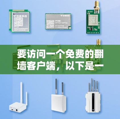 要访问一个免费的翻墙客户端，以下是一些推荐的工具