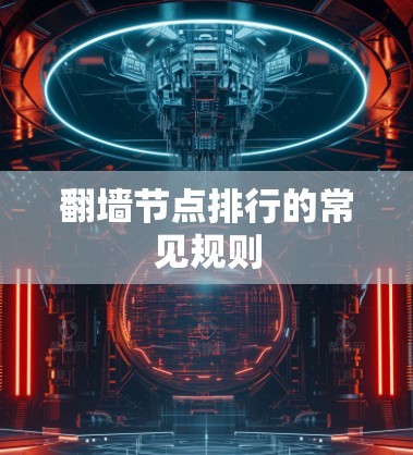 翻墙节点排行的常见规则