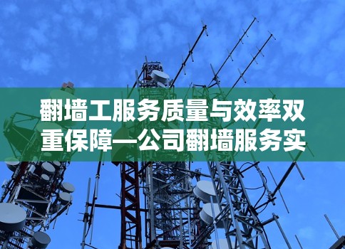 翻墙工服务质量与效率双重保障—公司翻墙服务实例报告 翻墙工服务质量与效率双重保障—公司翻墙服务实例报告