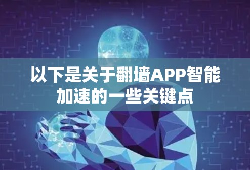 以下是关于翻墙APP智能加速的一些关键点 以下是关于翻墙APP智能加速的一些关键点