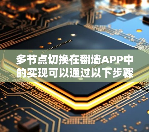 多节点切换在翻墙APP中的实现可以通过以下步骤逐步解决