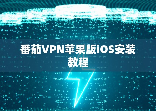 番茄VPN苹果版iOS安装教程