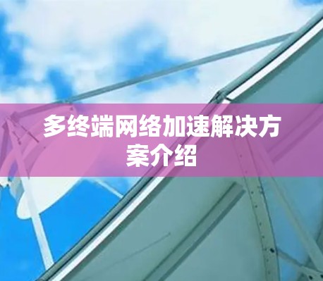 多终端网络加速解决方案介绍 多终端网络加速解决方案介绍