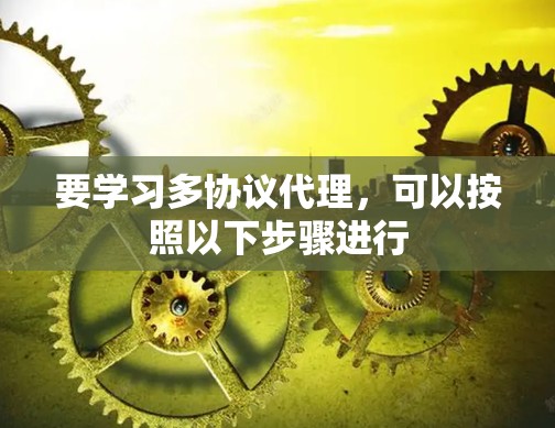 要学习多协议代理,可以按照以下步骤进行 要学习多协议代理,可以按照以下步骤进行