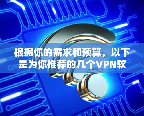 根据你的需求和预算，以下是为你推荐的几个VPN软件，并详细说明其特点和适用场景