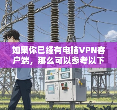 如果你已经有电脑VPN客户端，那么可以参考以下步骤查看最近的更新情况