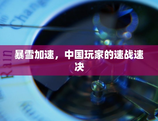 暴雪加速,中国玩家的速战速决 暴雪加速,中国玩家的速战速决