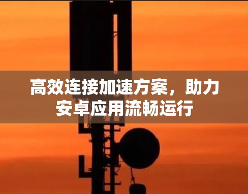 高效连接加速方案,助力安卓应用流畅运行